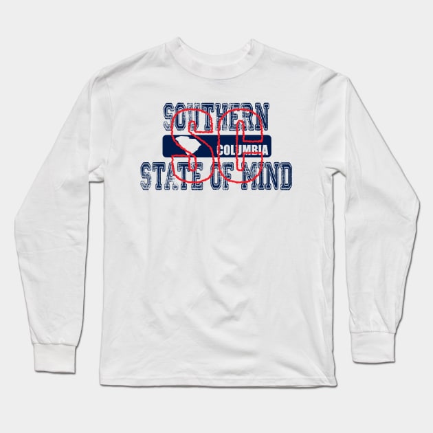 Southern State of Mind-South Carolina 3 Long Sleeve T-Shirt by 316CreativeGroup